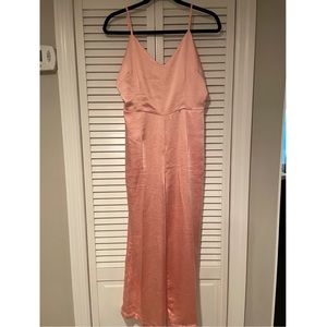 COPY - Pink satin jumpsuit